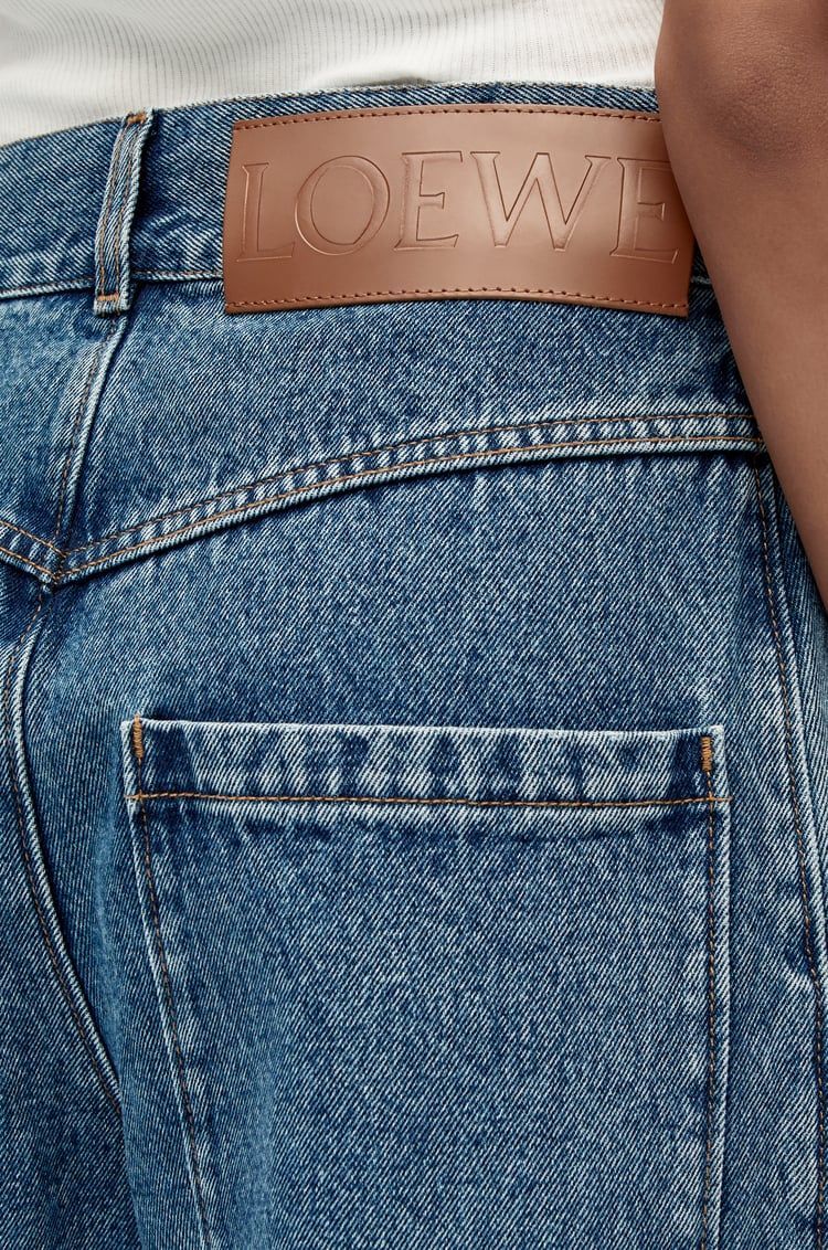 Anagram baggy jeans in denim