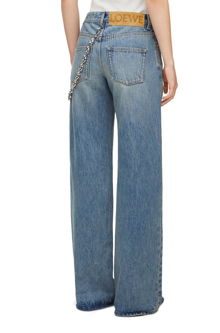 Chain jeans in denim