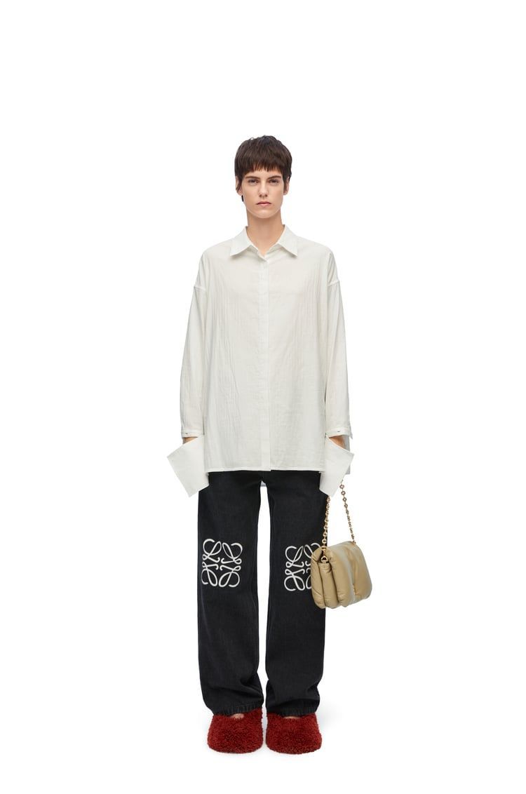 Anagram baggy jeans in denim