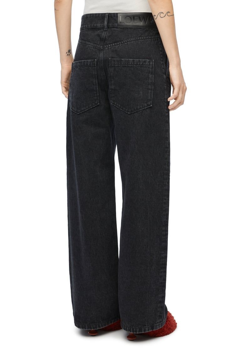 Anagram baggy jeans in denim