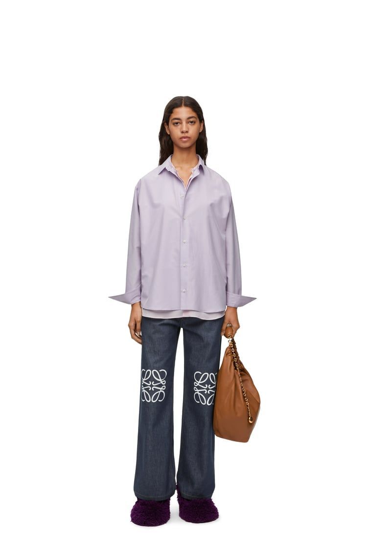 Anagram baggy jeans in denim
