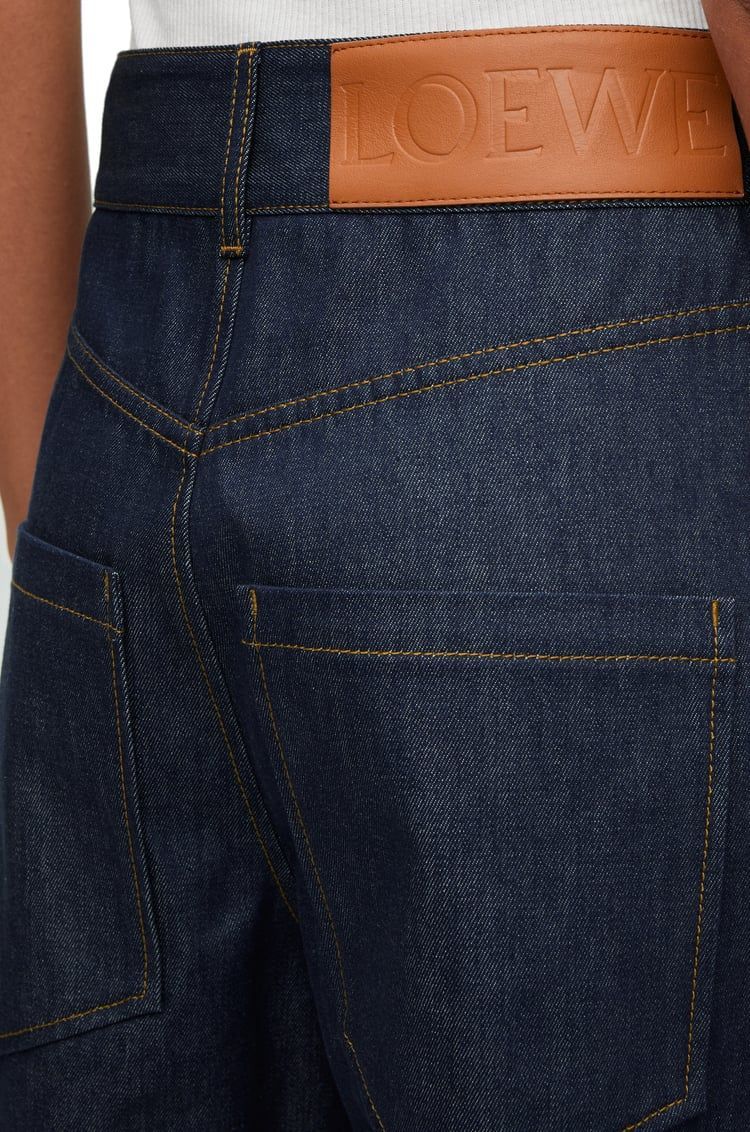 Anagram baggy jeans in denim
