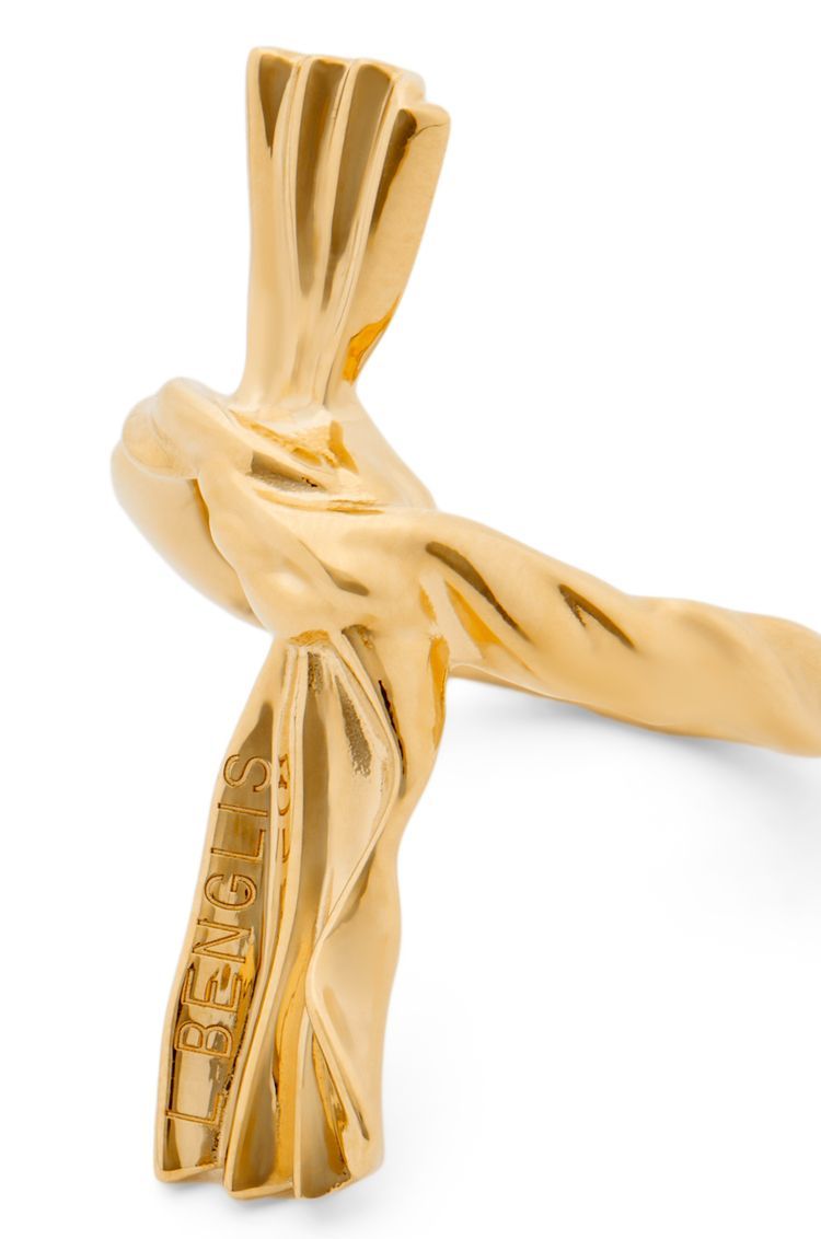 Knuckle Not ring in gold