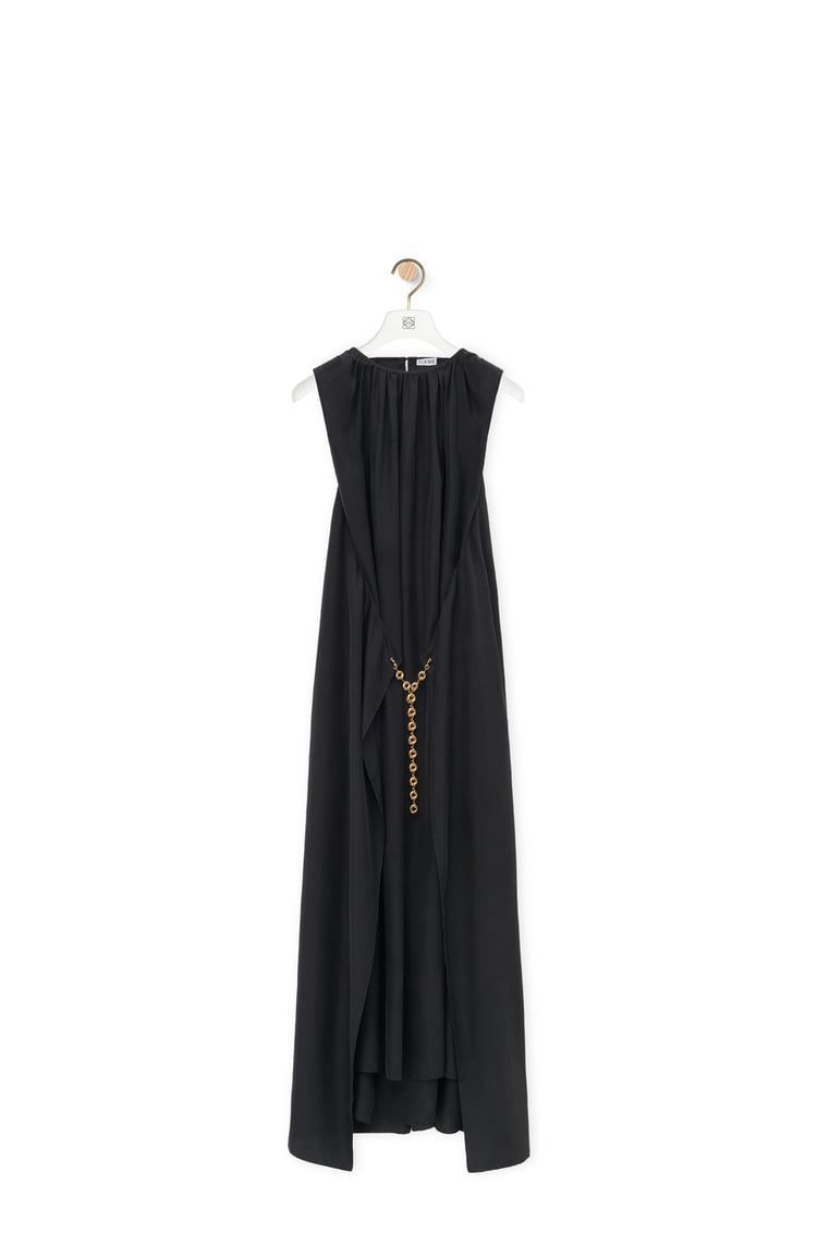 Chain dress in silk