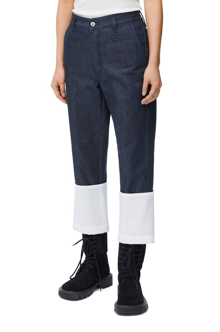 Fisherman jeans in denim