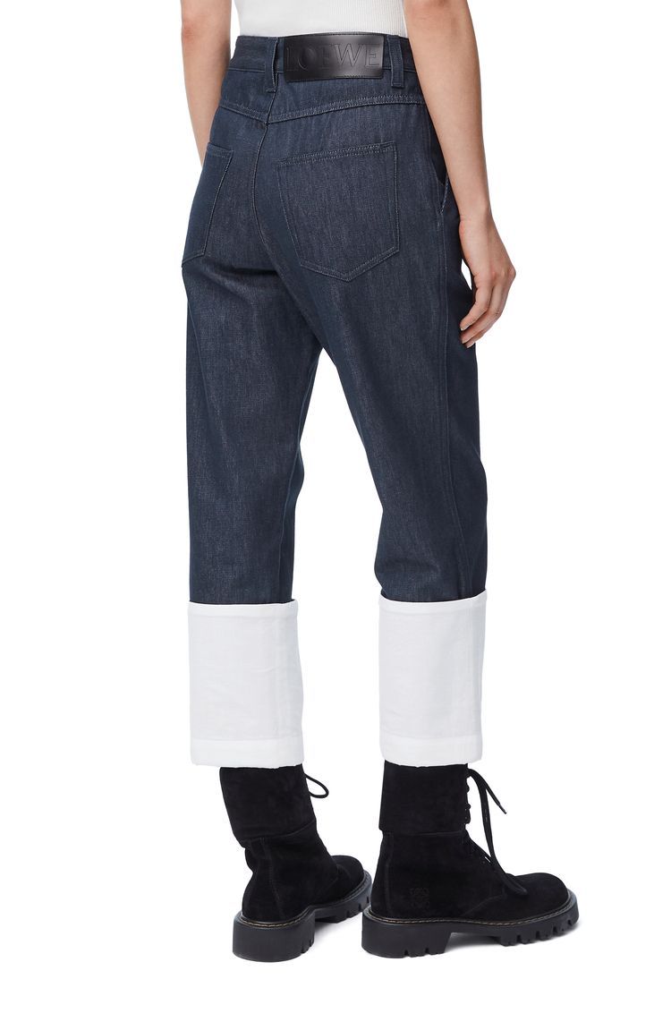 Fisherman jeans in denim