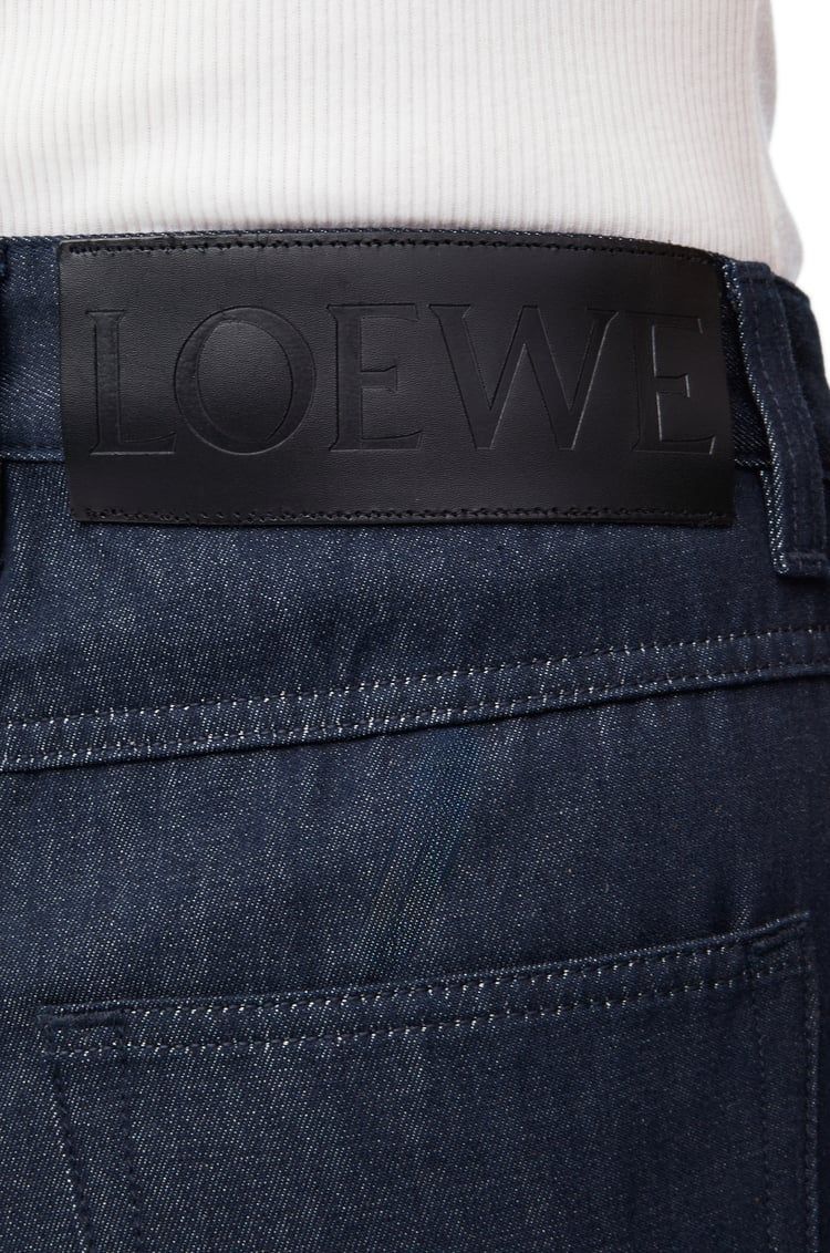 Fisherman jeans in denim
