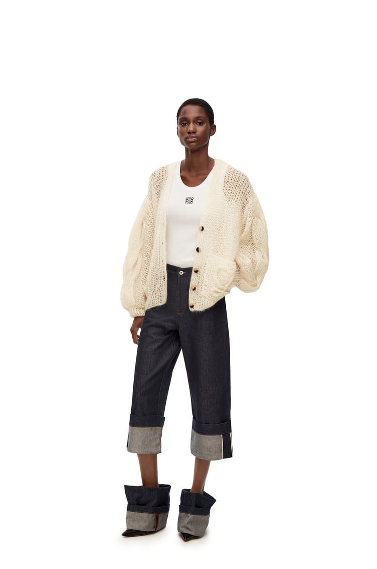 Anagram cardigan in mohair