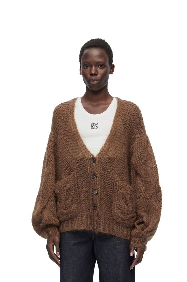 Anagram cardigan in mohair