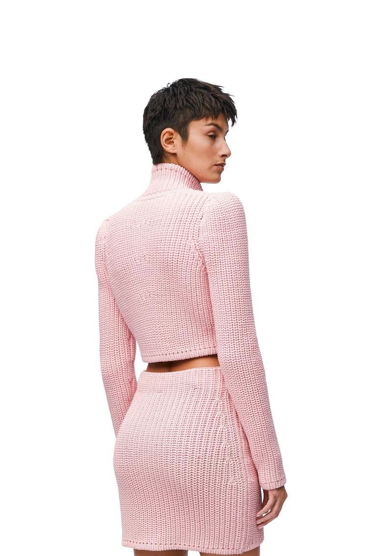 Cropped cardigan In technical knit