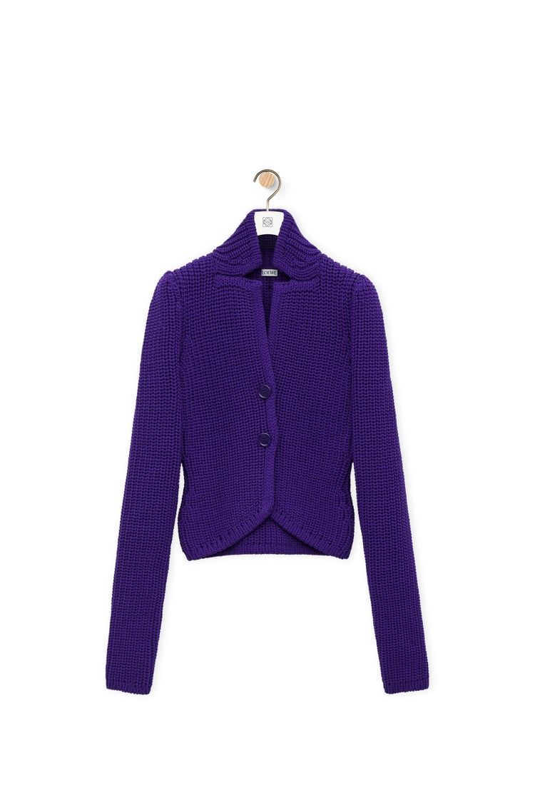 Jacket in technical knit
