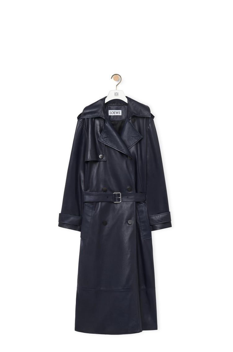 Trench coat in nappa lambskin