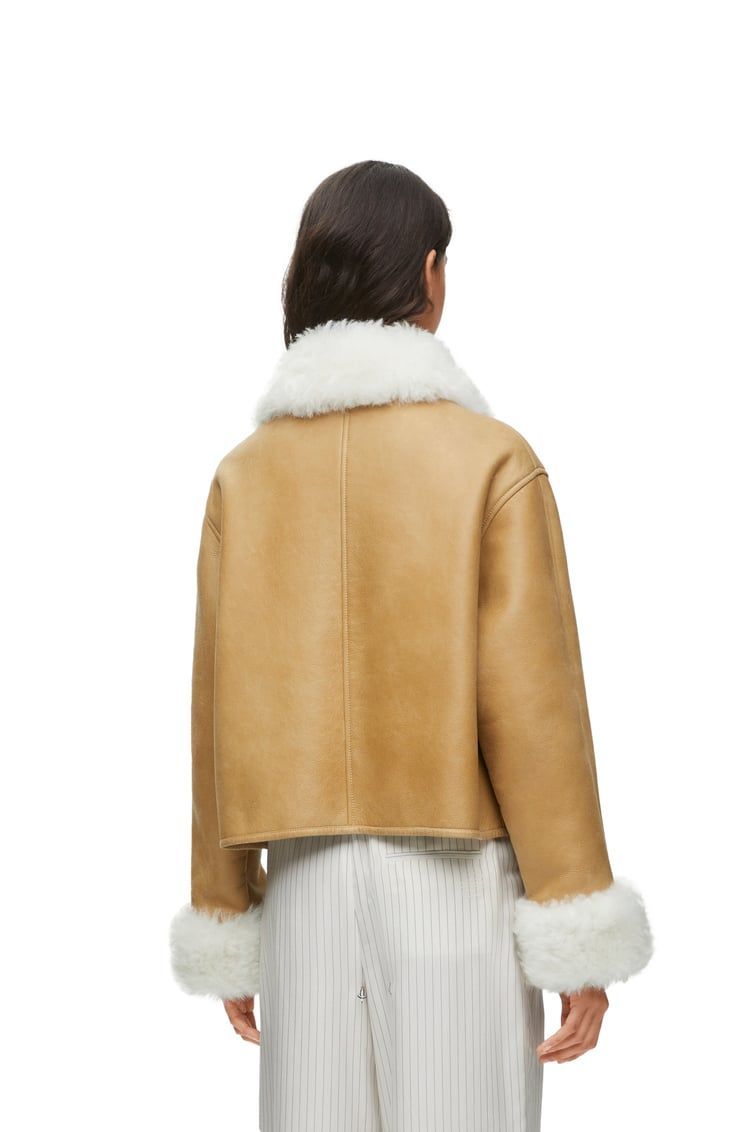 Jacket in shearling