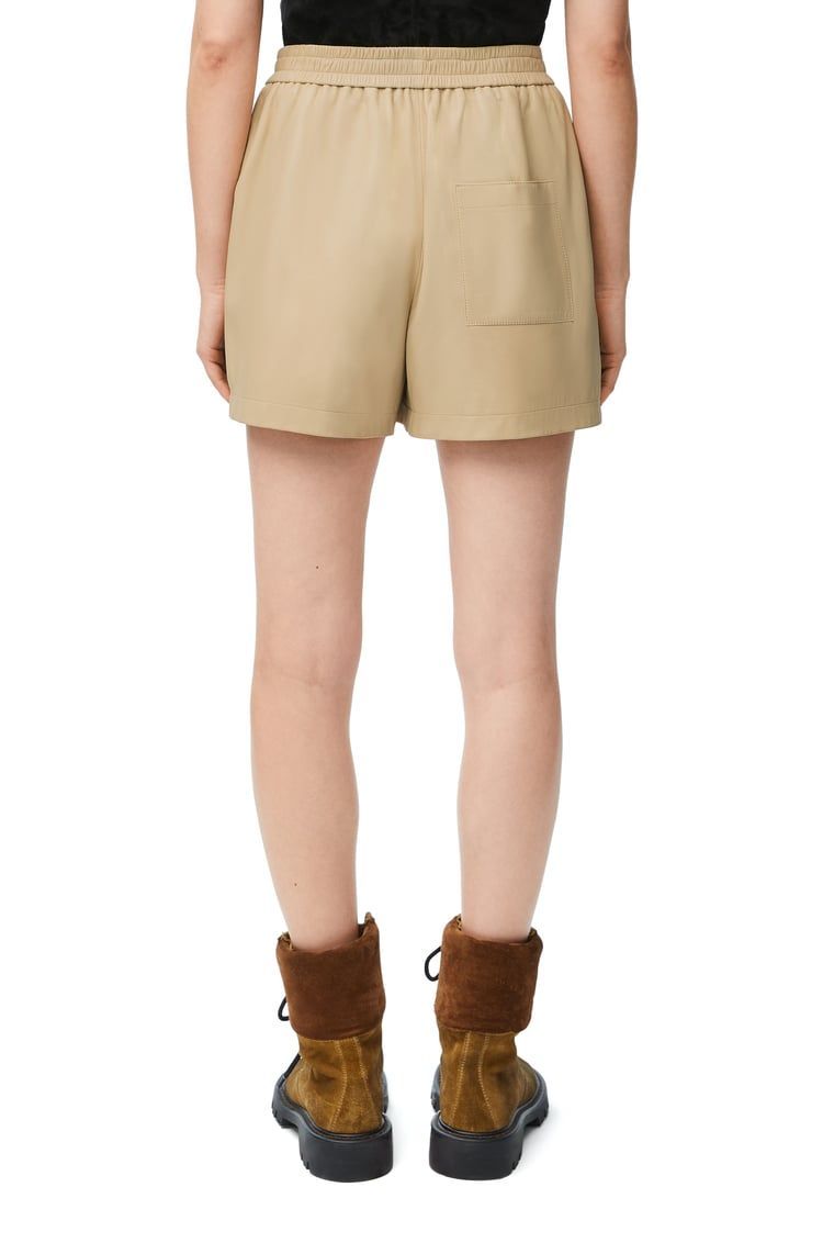 Shorts in satin nappa lambskin