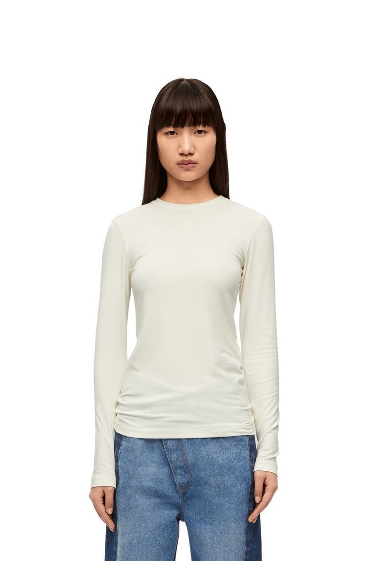 Long sleeve top in modal