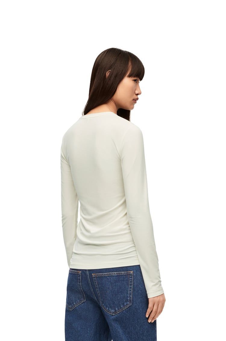 Long sleeve top in modal