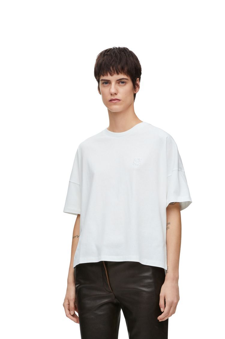Boxy fit T-shirt in cotton