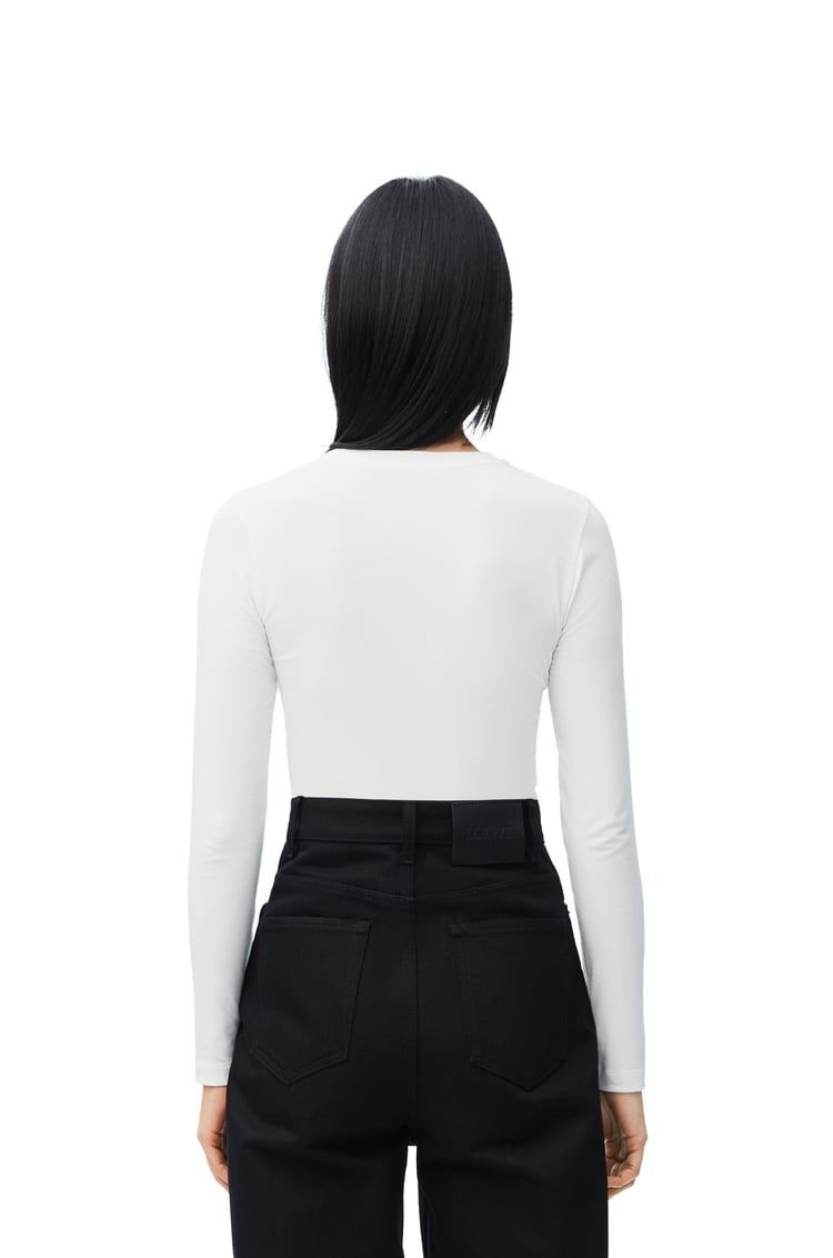 Long sleeve top in modal