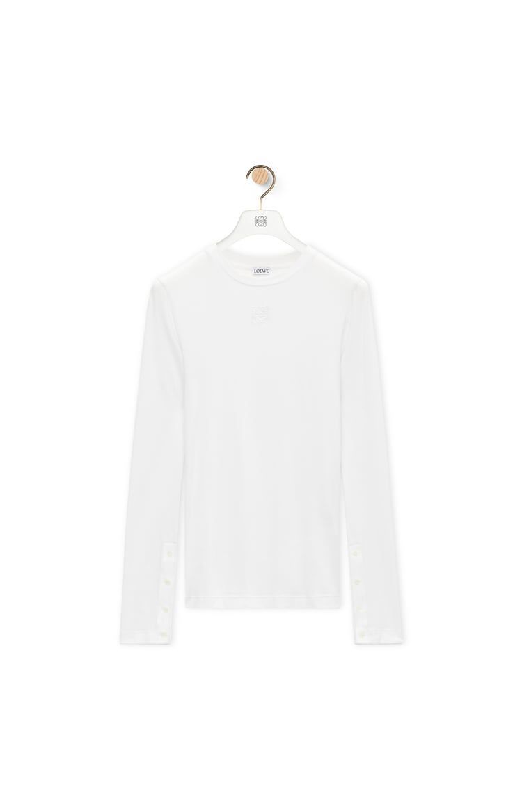 Long sleeve top in modal