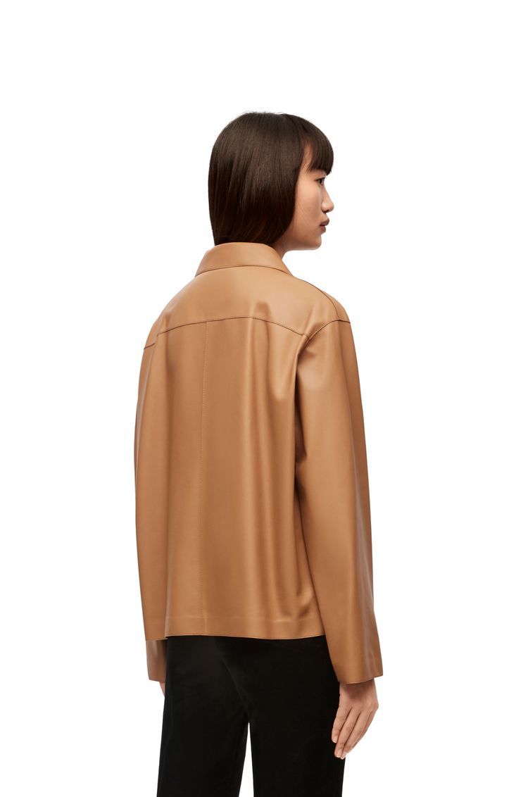 Pyjama blouse in nappa lambskin