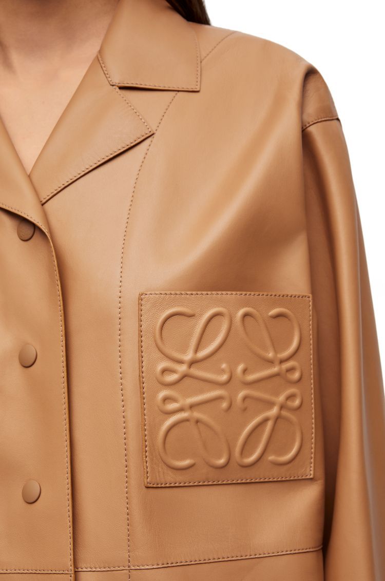 Pyjama blouse in nappa lambskin