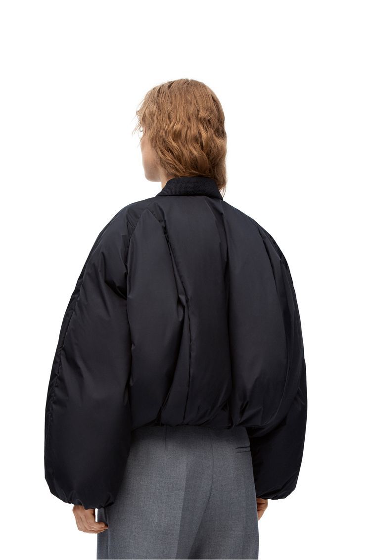 Padded bomber jacket in nylon