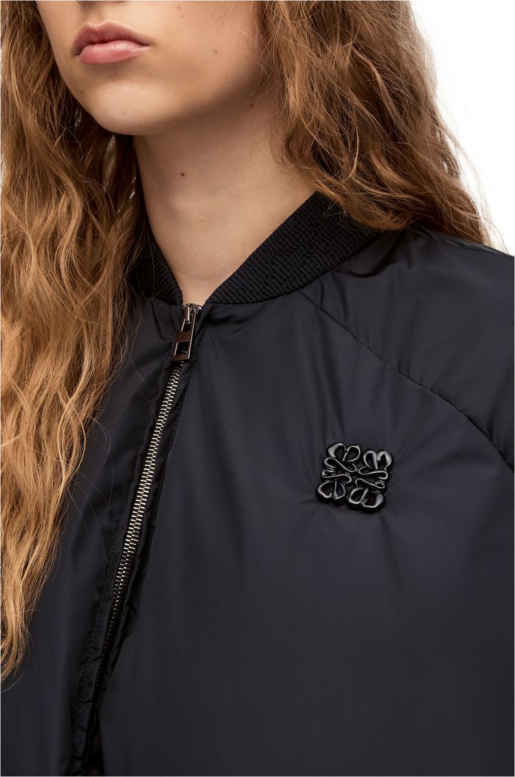 Padded bomber jacket in nylon