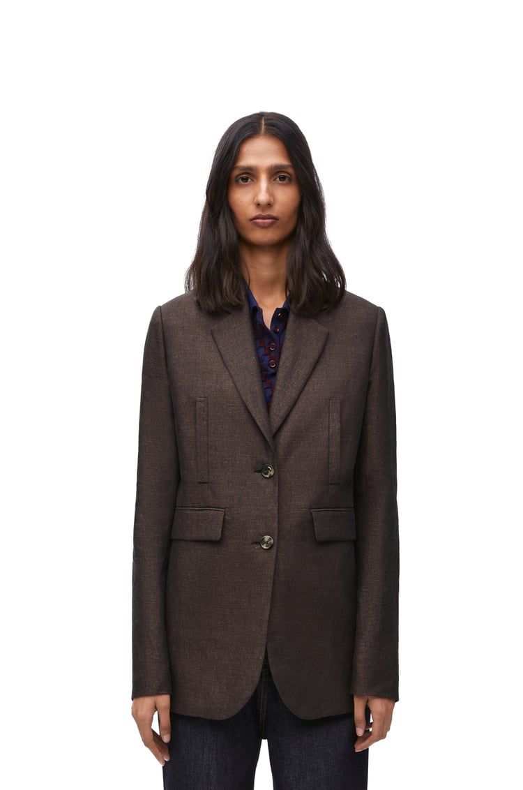 Jacket in linen