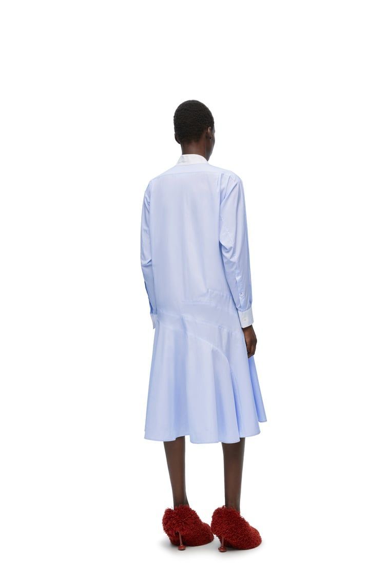 Shirt dress in cotton