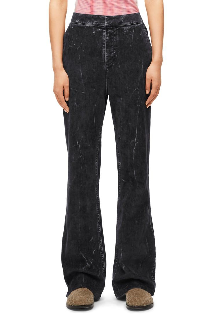 Bootleg jeans in denim