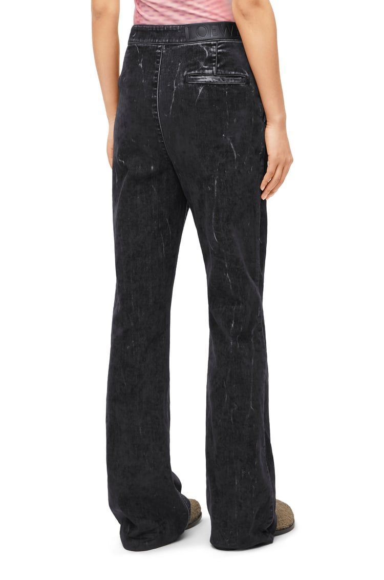 Bootleg jeans in denim