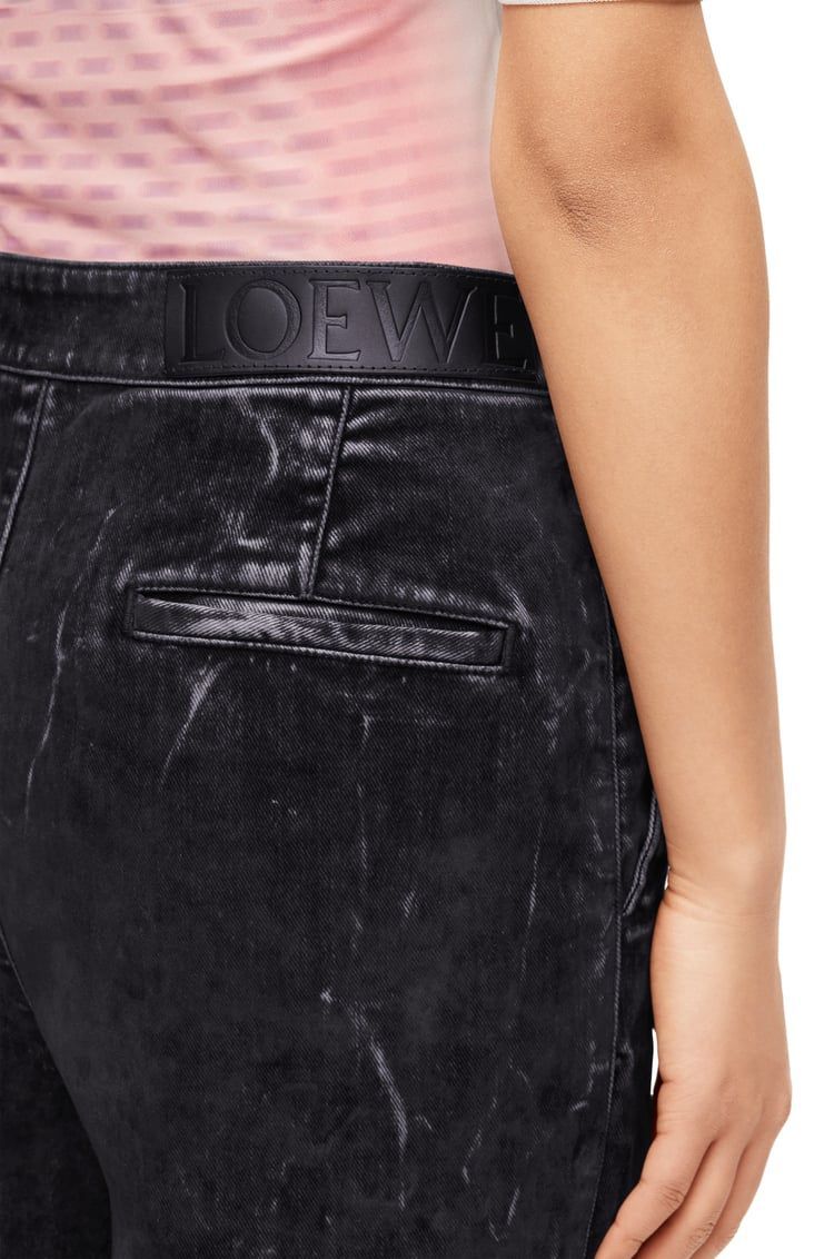 Bootleg jeans in denim