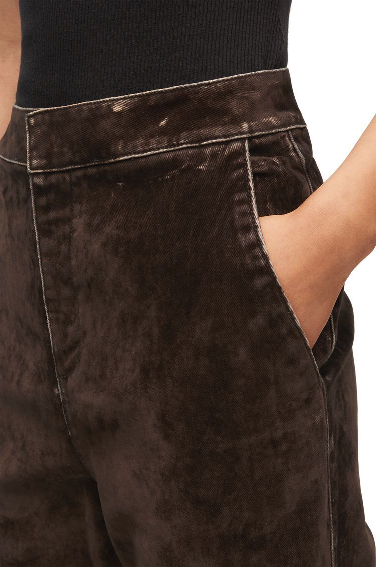Bootleg jeans in denim