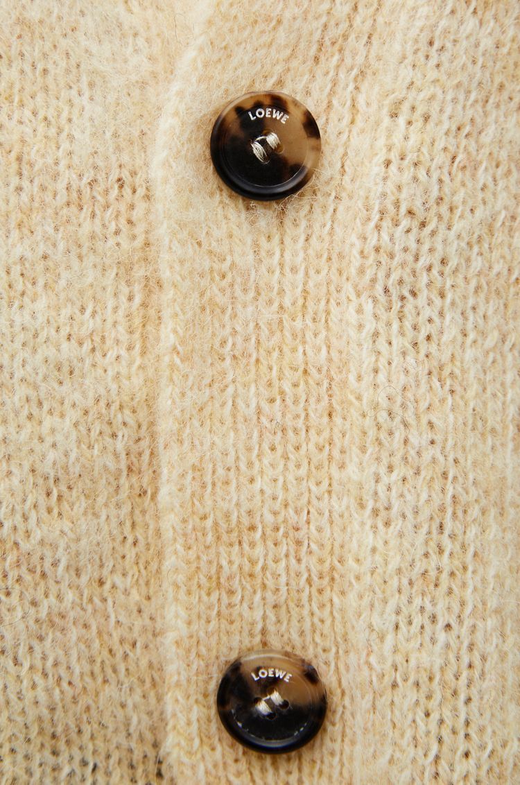 Cropped cardigan in wool