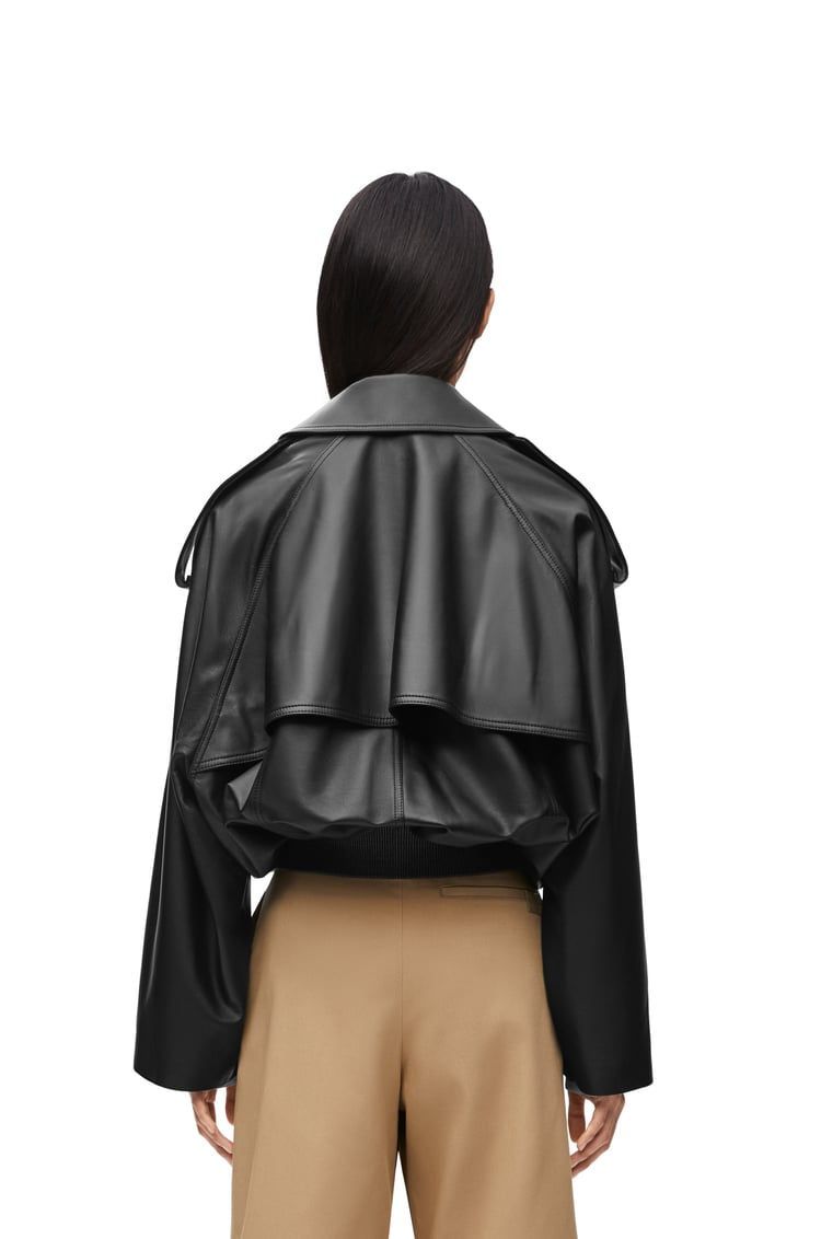 Balloon jacket in nappa lambskin