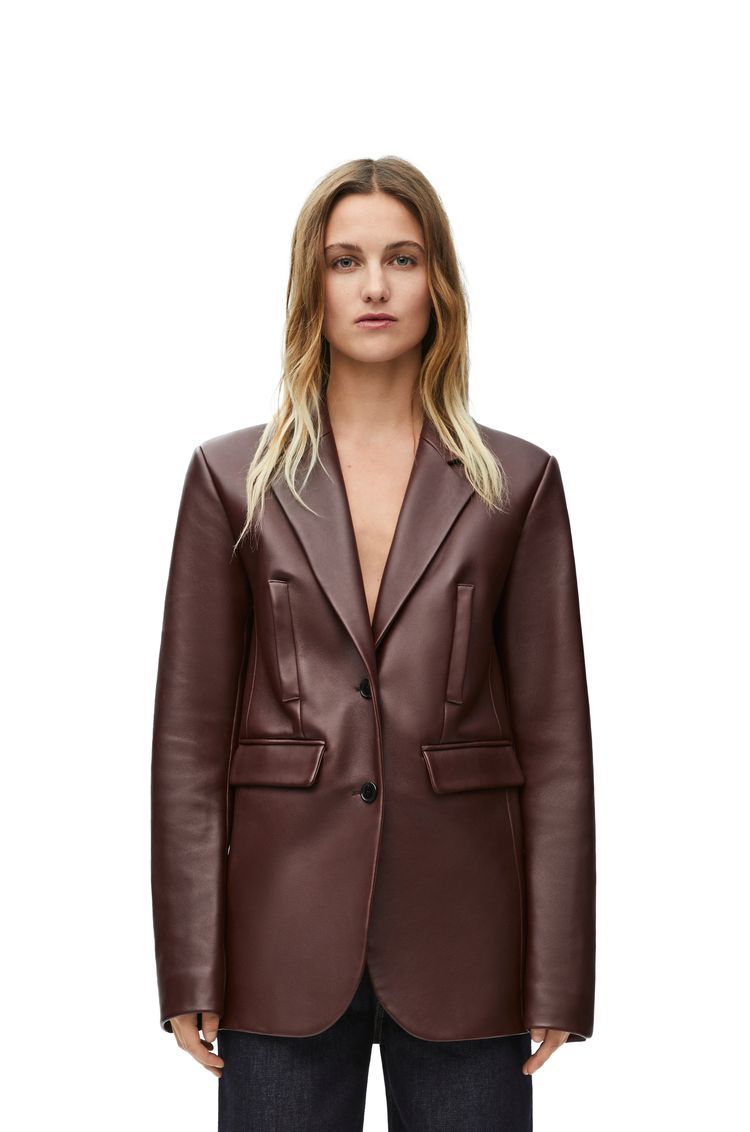 Jacket in nappa lambskin