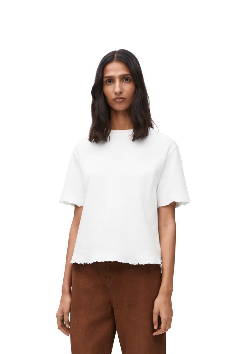 Boxy fit t-shirt in cotton blend
