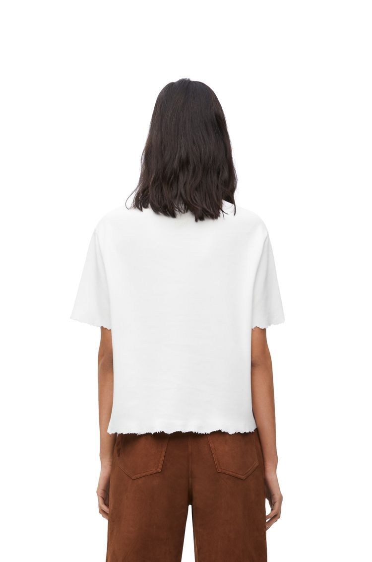 Boxy fit t-shirt in cotton blend