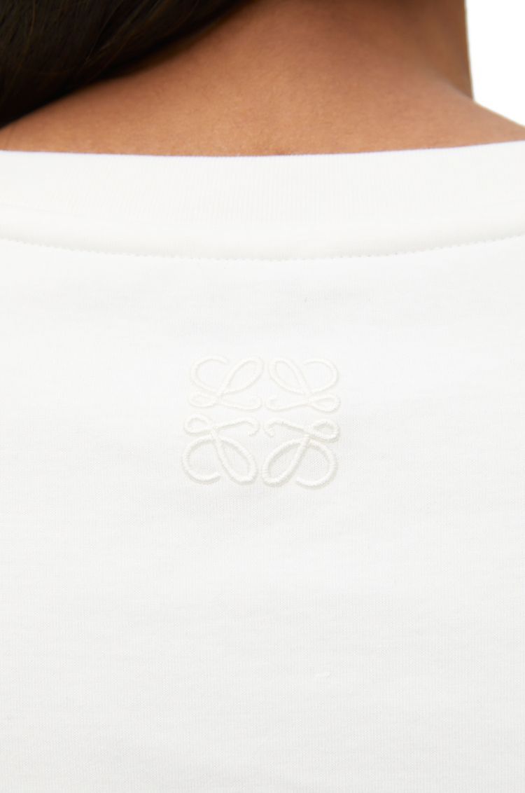 Boxy fit t-shirt in cotton blend