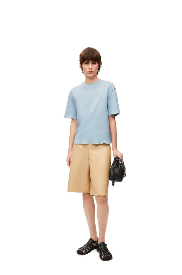 Boxy fit t-shirt in cotton blend