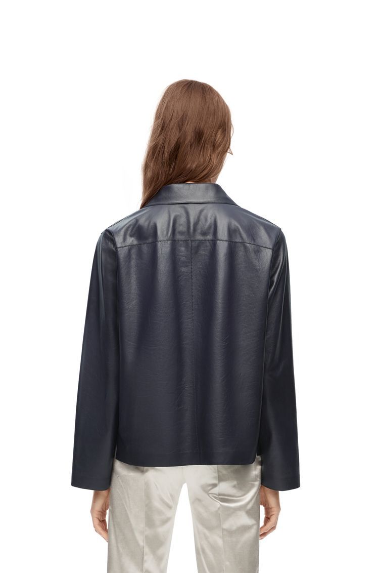Pyjama blouse in nappa lambskin