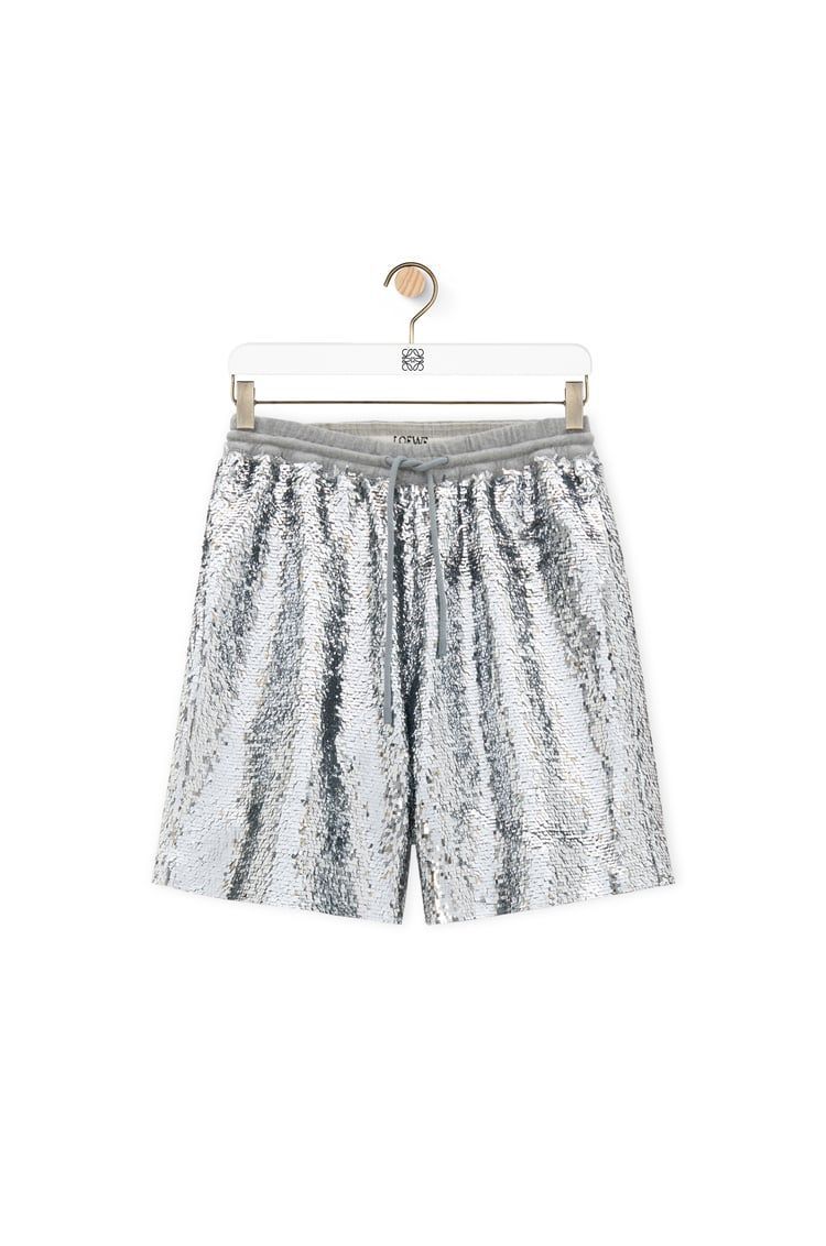 Shorts in sequins