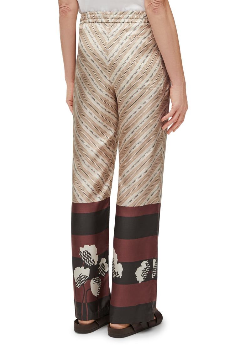 Pyjama trousers in silk
