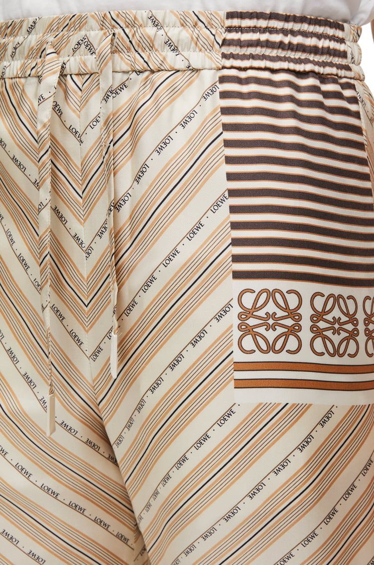Pyjama trousers in silk