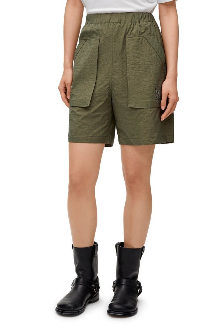 Shorts in cotton blend