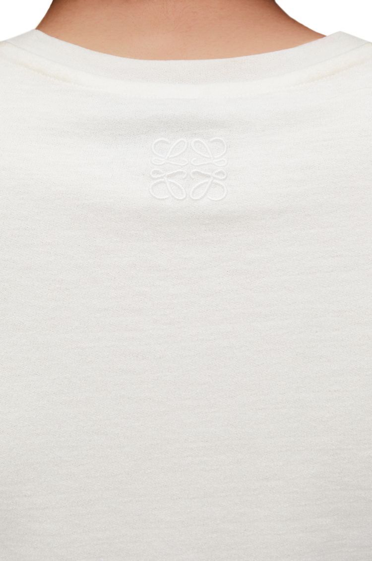 Knot top in cotton blend