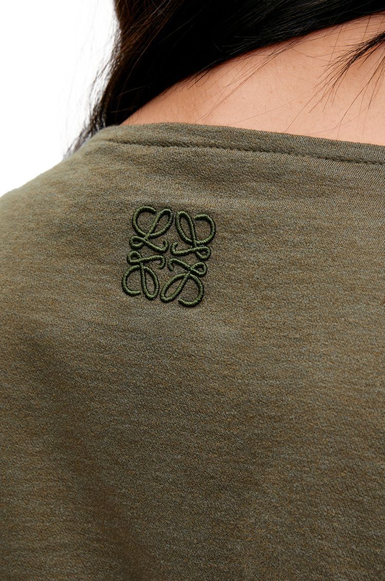 Knot top in cotton blend