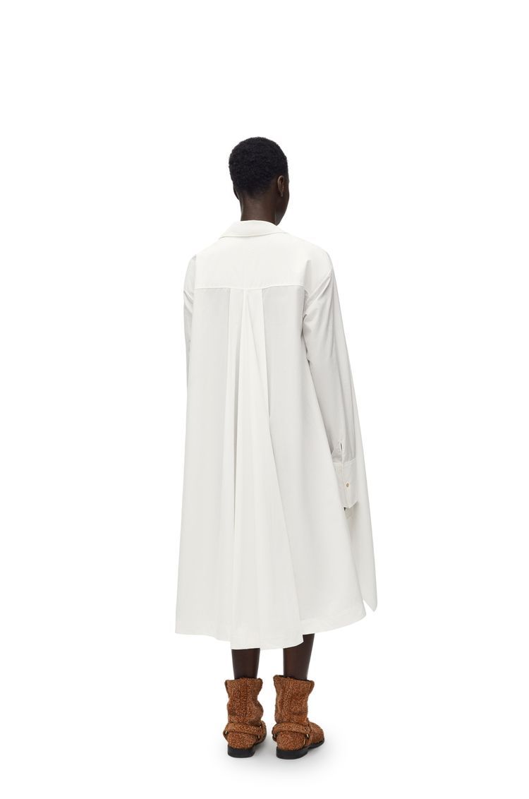 Tunic dress in cotton blend