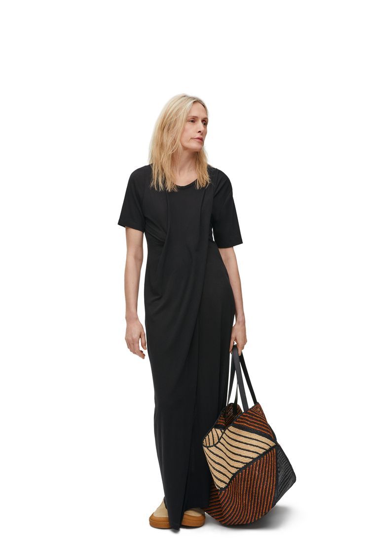 T-shirt dress in cotton blend