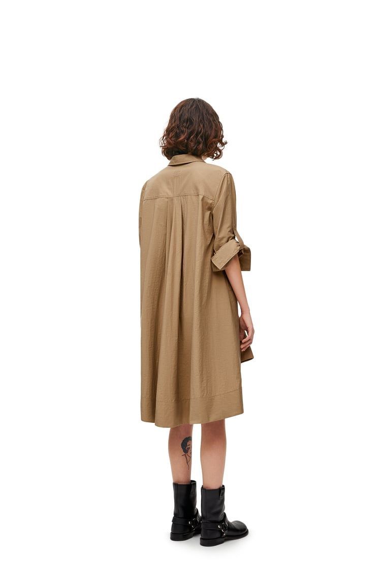 Tunic dress in cotton blend